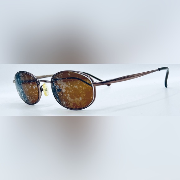 La Jolla Brown Oval Sunglasses Frames Only - Picture 2 of 8